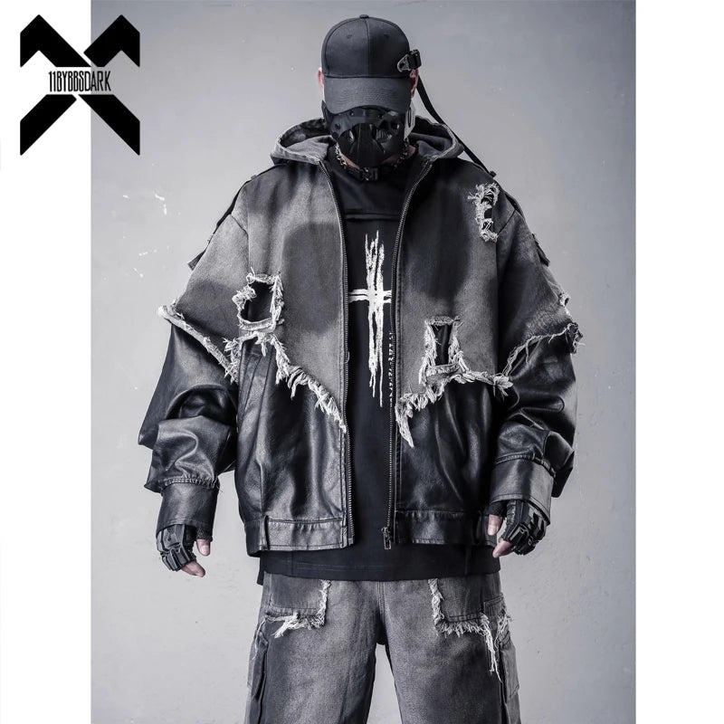Vintage Distressed Mens Jacket