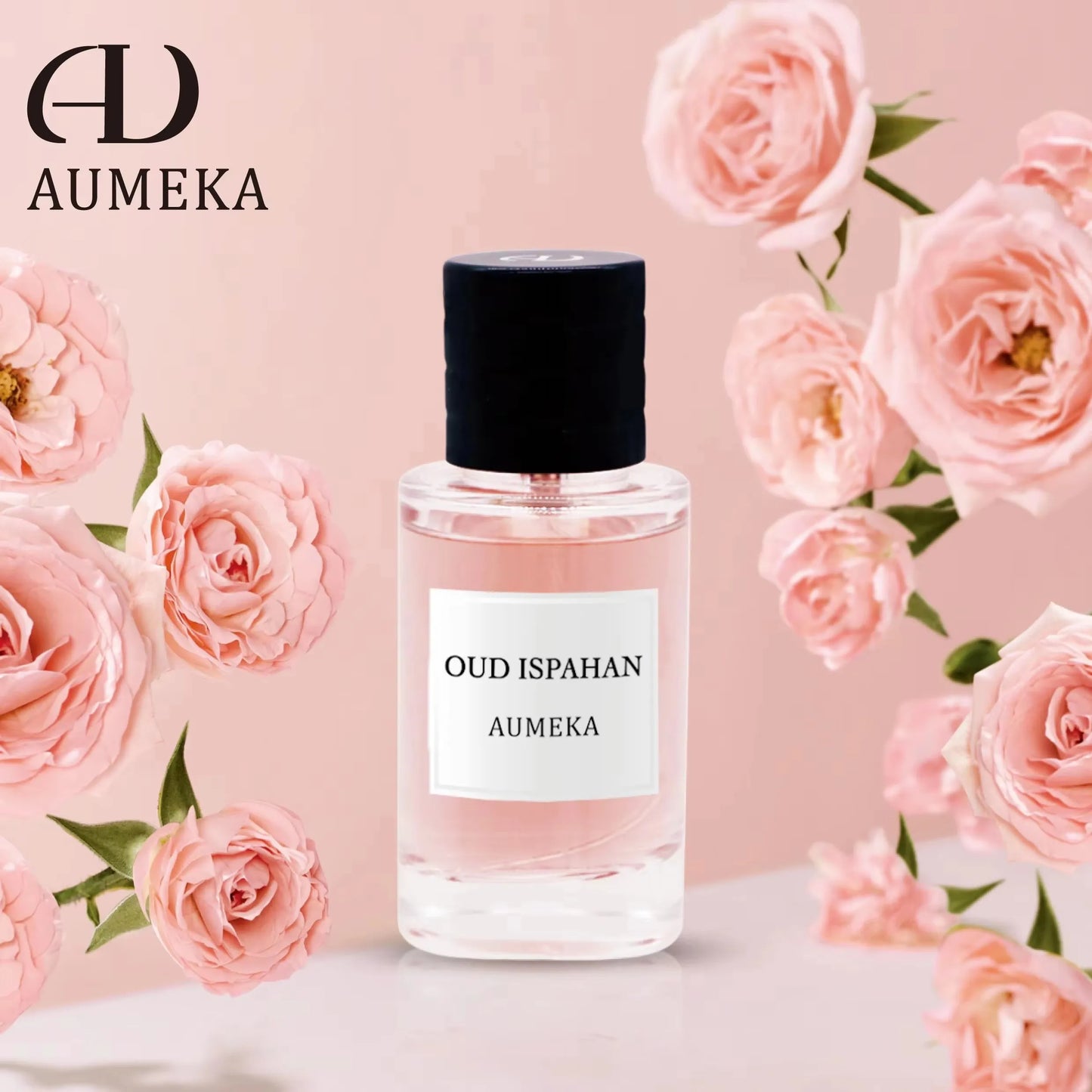 AUMEKA Women Perfume Original Luxury Makeup Arabes Woody Long Lasting Eau De Parfum Oud Ispahan Vaporisateur Spray 50ml AU298