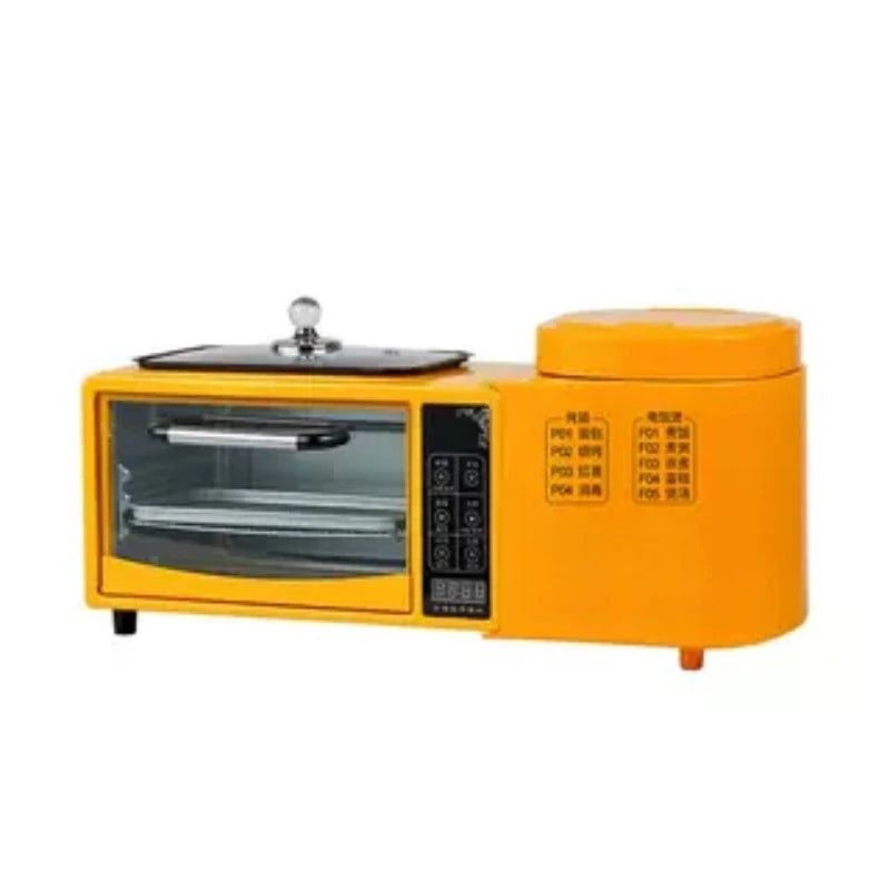 Multifunctional Breakfast Machine 4-in-1 Fried Hot Pot Electric Oven Household Rice Cooker Toaster Sandwich Machine