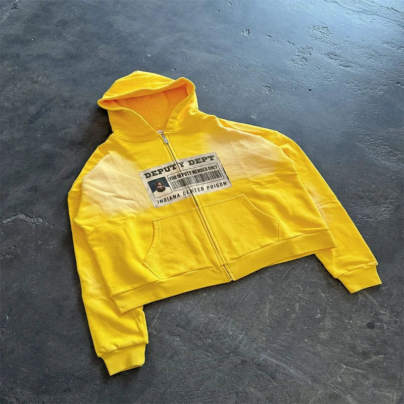 Y2K Fashion Hoodie Coat