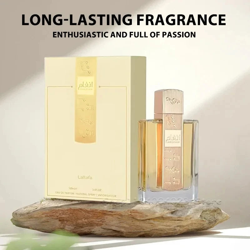 Long-Lasting Fragrance Original Arabic Perfume Lattafa Newest Fragrance For Men For Women 100ML Angham Eau de Parfum