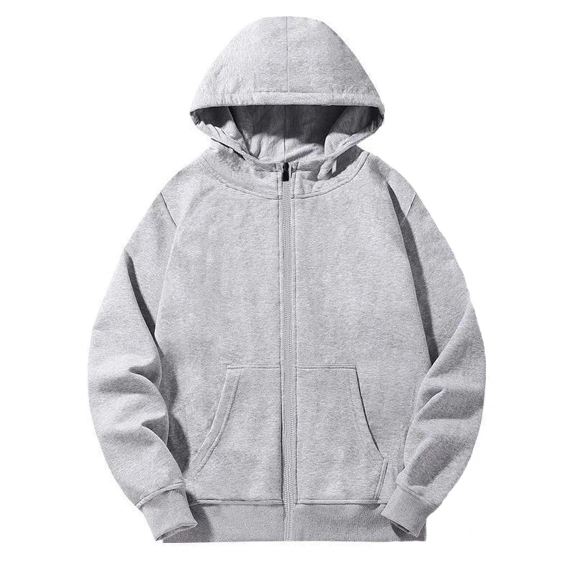 Y2k Hip Hop Retro Pattern Print Zip Up Hoodies Men Clothing Streetwear Harajuku Oversized Jacket Gothic Casual Sweatshirt Hoodie