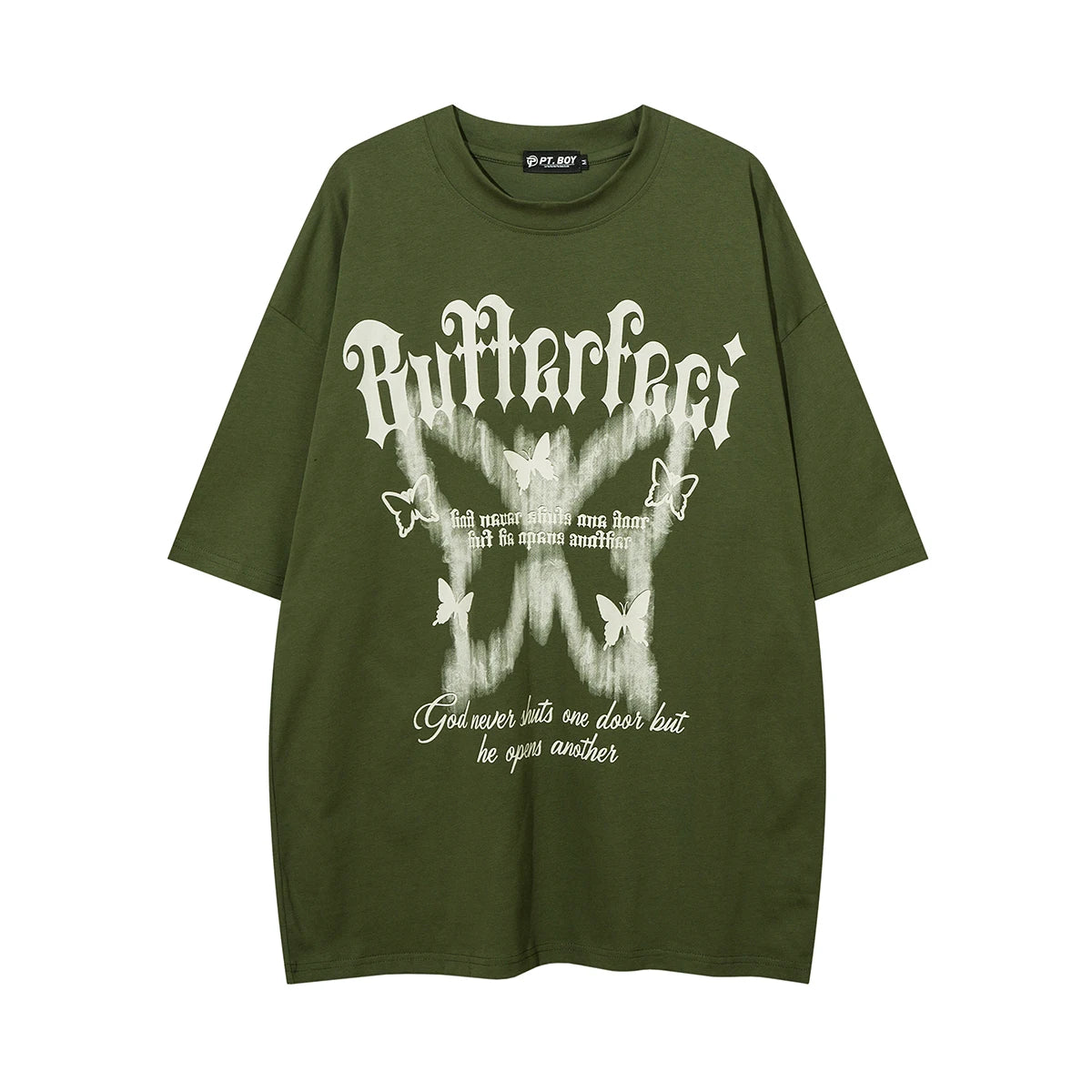 Summer newprint T-shirt Men's T-shirt Fashion brand High street loose design hiphop couple T-shirt 2025 New model Fashionable