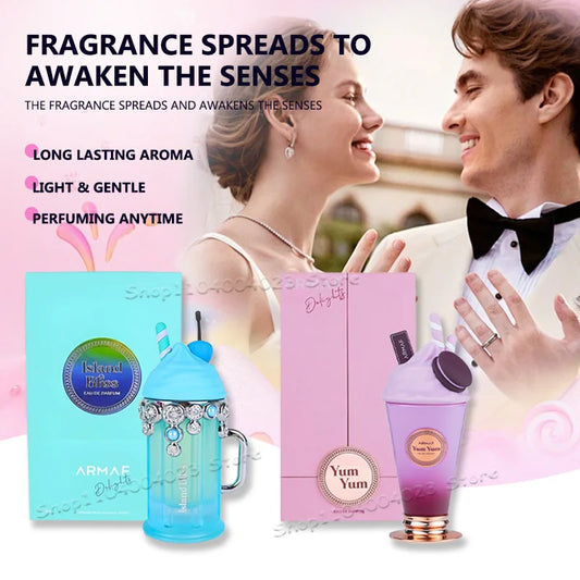 100ML Original Arabian Perfume Armaf Delights Yum Yum Eau de Parfum For Women Armaf Island Bliss For Men Luxury Brand Perfume