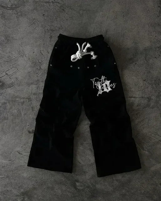 KASH Patch Y2K Sweat Pants