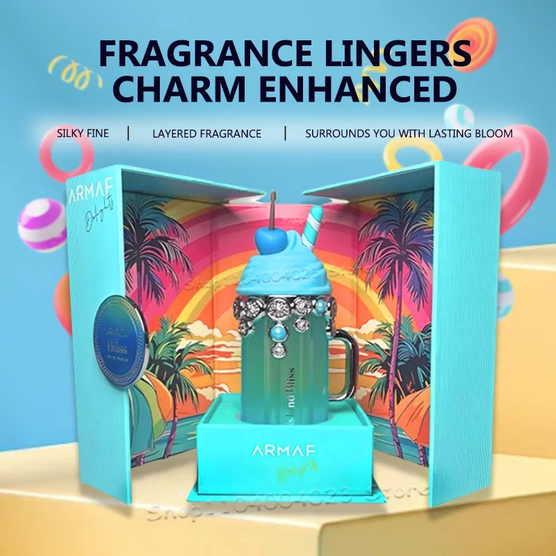 100ML Original Arabian Perfume Armaf Delights Yum Yum Eau de Parfum For Women Armaf Island Bliss For Men Luxury Brand Perfume