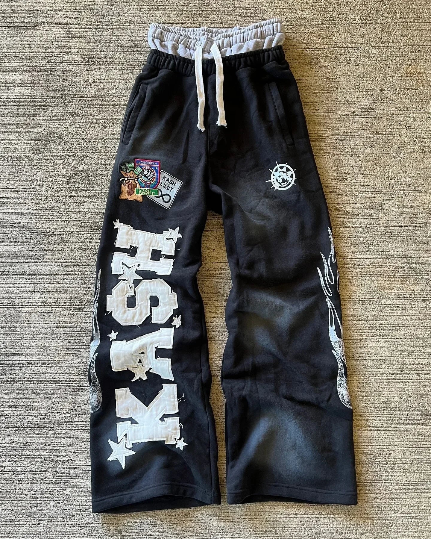 KASH Patch Y2K Sweat Pants